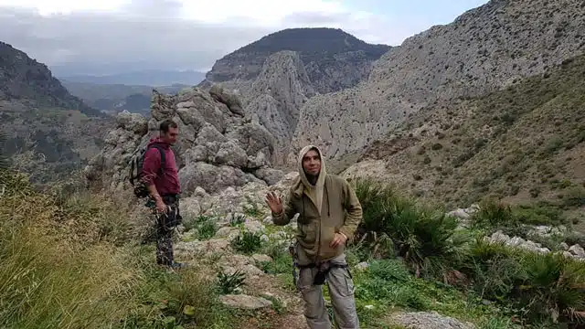 hiking in el chorro spain