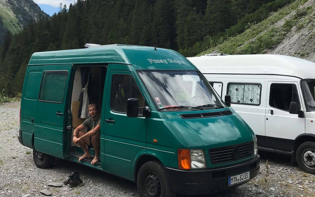 living in a van in europe