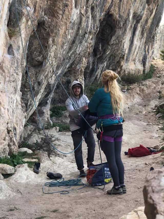 weather while climbing spain