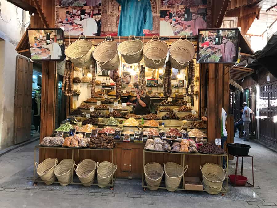 Marrakesh shopping in morocco