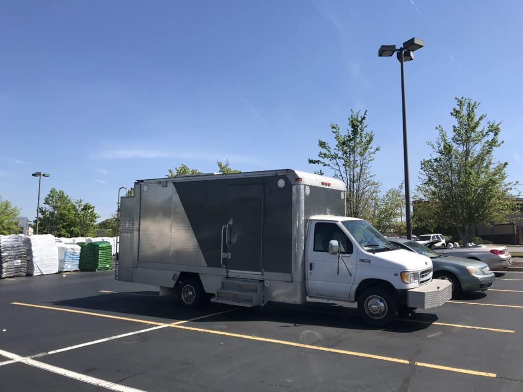 parking lot camping