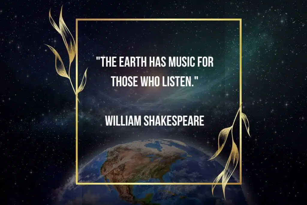 earth music quote