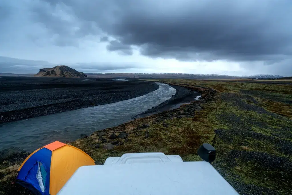 iceland van camping