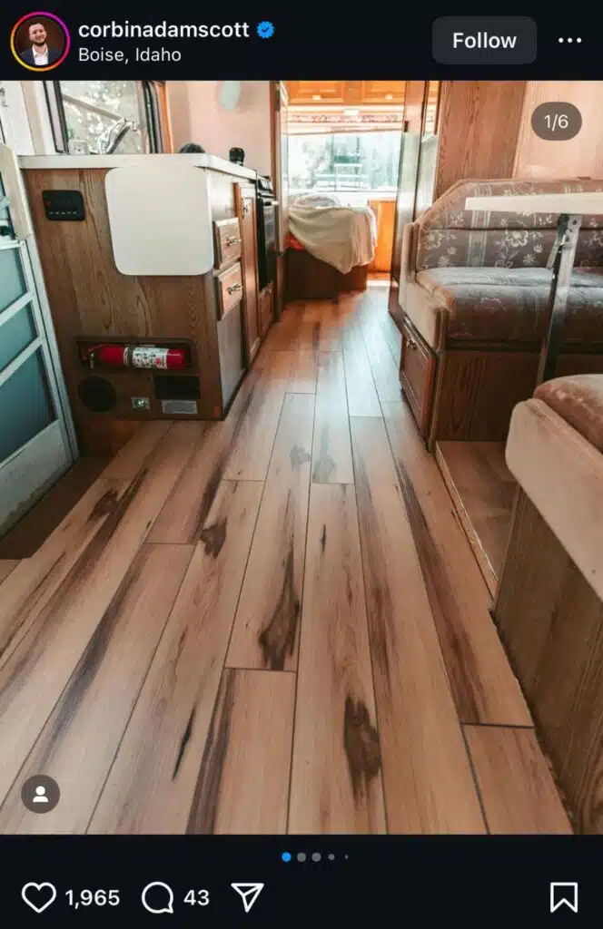 rv flooring upgrade