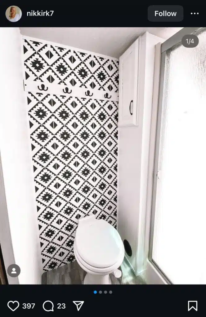 rv bathroom makeover