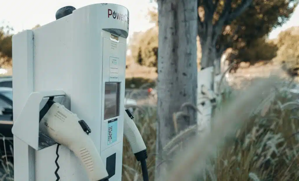 EV charging station in California