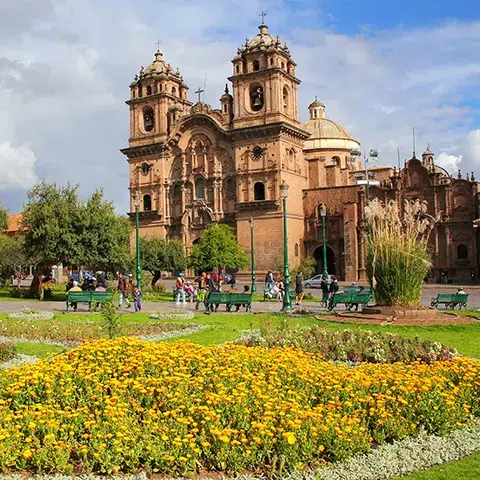 A photo of church in South America